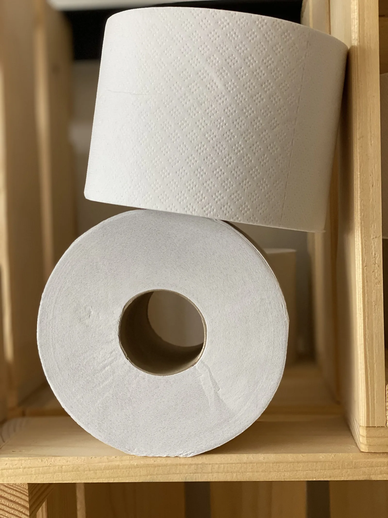 Papier hygiènique blanc recyclé