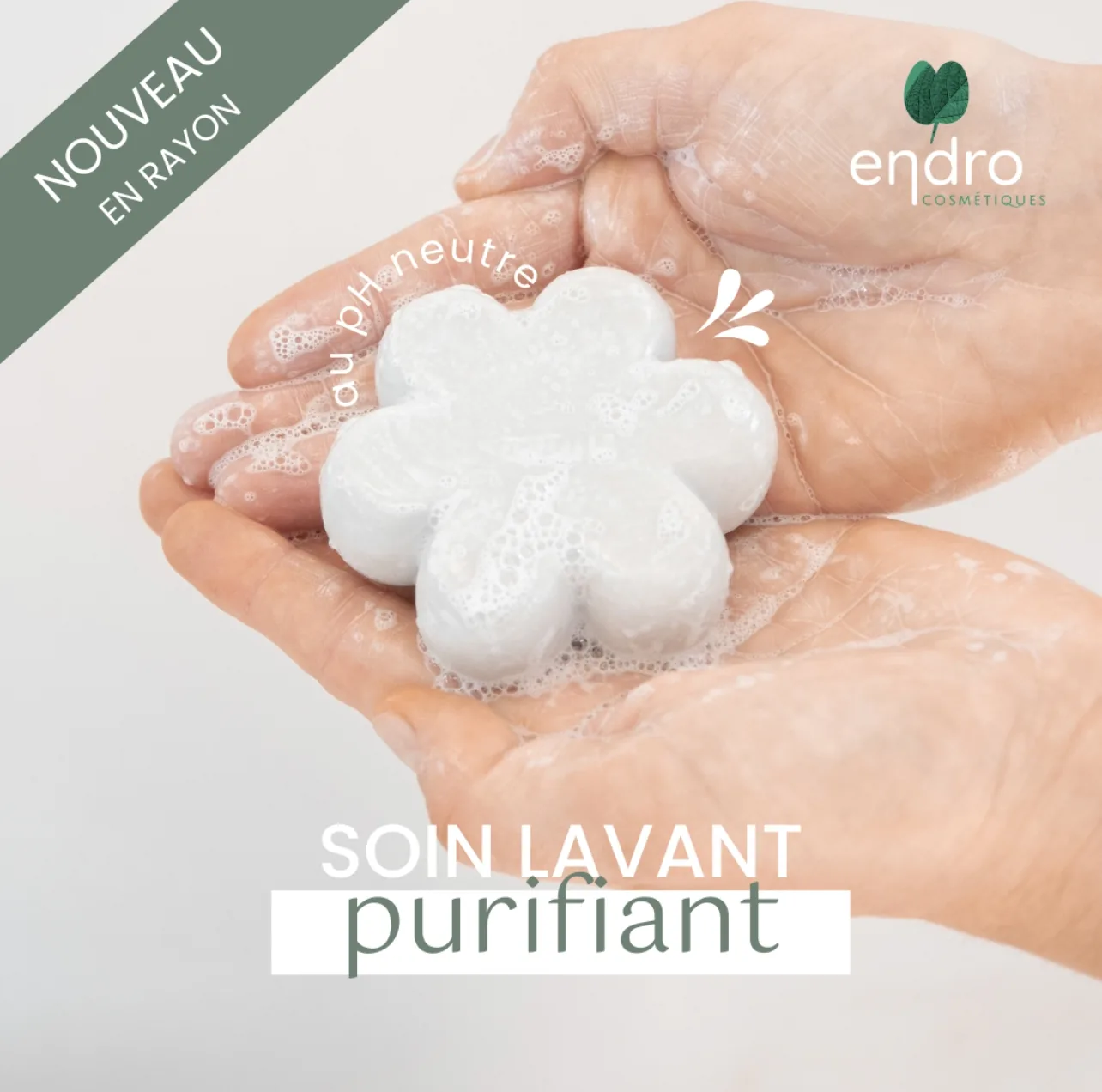 Soin lavant purifiant solide - Endro -